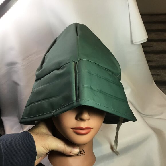 Dutch Harbor Gear Souwester Rain Hat Fisherman Cap Green, Size XL - Picture 2 of 6